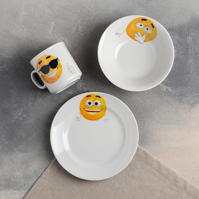 Набор посуды "Озорнички", 3 предмета