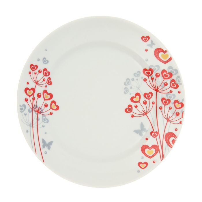 Тарелка мелкая 17 см "Цветущие травы"