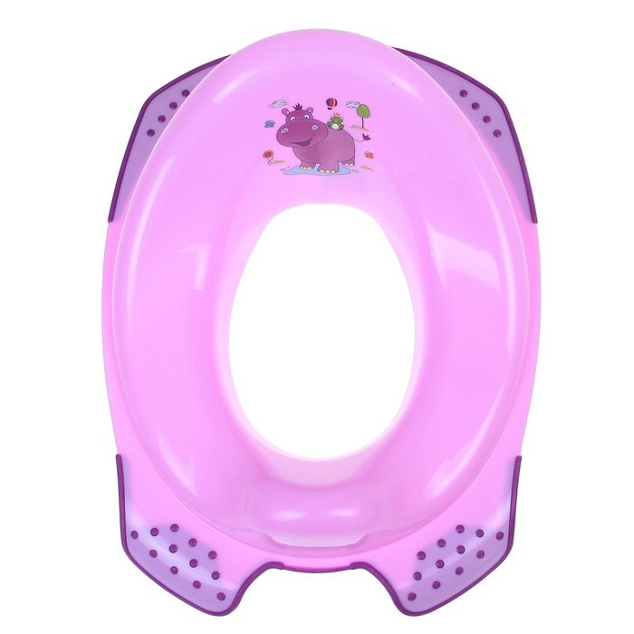Детская накладка на унитаз Hippo антискользящая, цвет лиловый