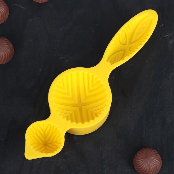 Форма для льда и шоколада, 3 ячейки, 21х6,5х4 см "Маамуль", цвета МИКС