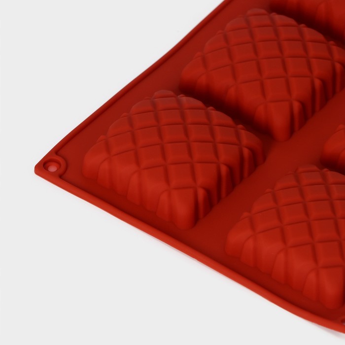 Форма для выпечки "Печенье", 8 ячеек