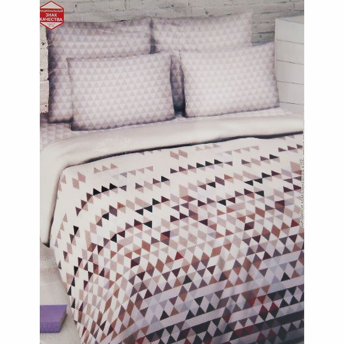 Постельное бельё 2сп Василиса «Калейдоскоп», 215х175см, 220х200см, 70х70см - 2 шт