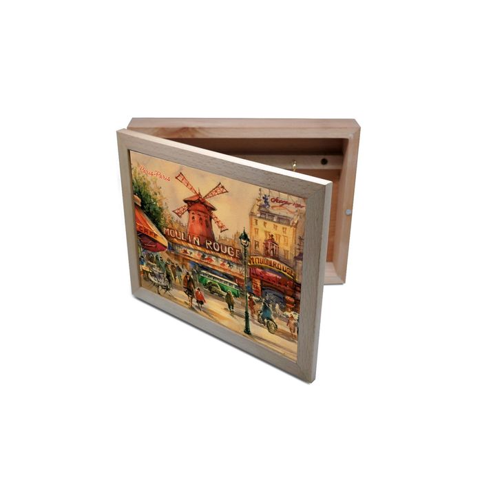 Ключница из бука "Париж! Париж!"