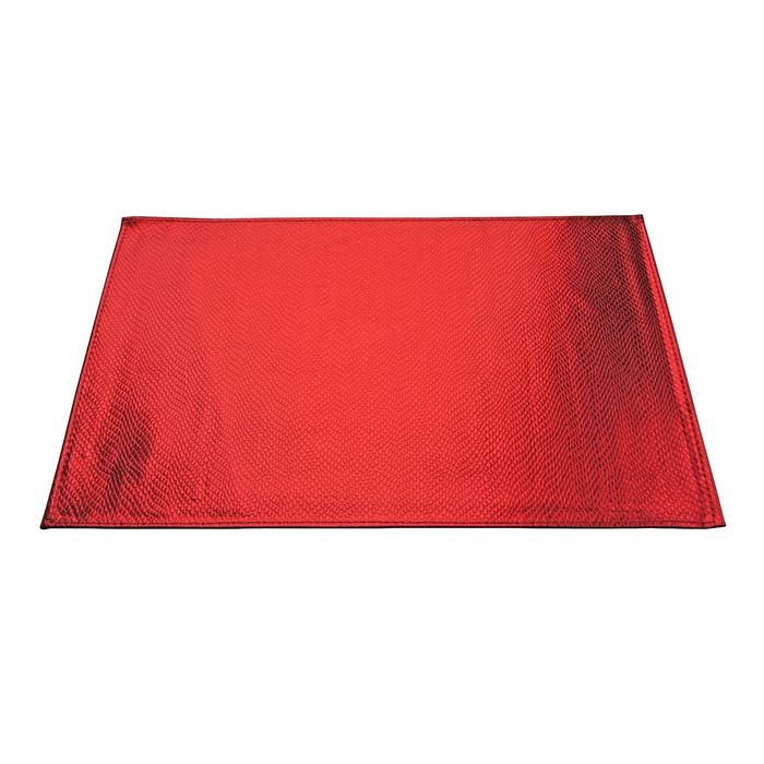 Салфетка сервировочная 30х45 см "Кожа красная"