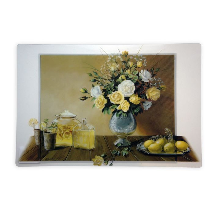 Салфетка сервировочная 43x29 см 3D "Натюрморт"