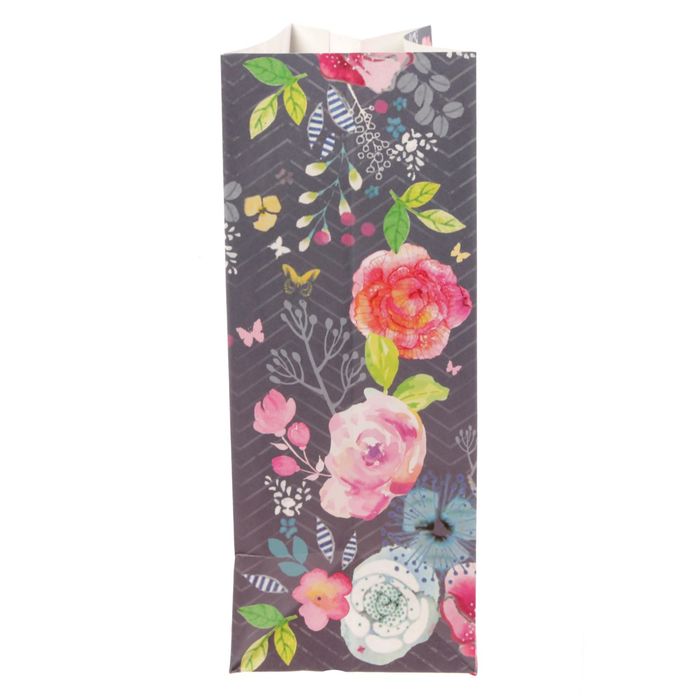 Пакет подарочный без ручек «Улыбнись!», 12 х 20 х 8 см