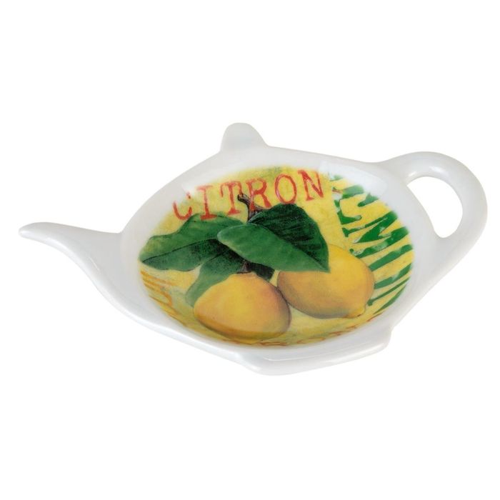 Подставка-блюдце под чайные пакетики "Лимон"