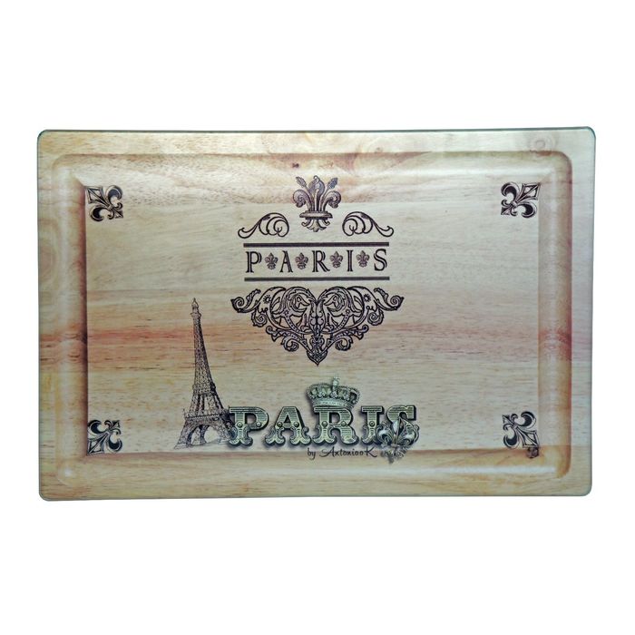 Доска стеклянная "Винтажный Париж"