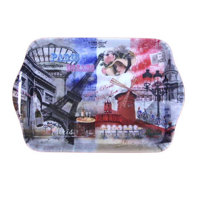 Поднос сервировочный 20,8 х 14,2 см "Парижские фантазии"