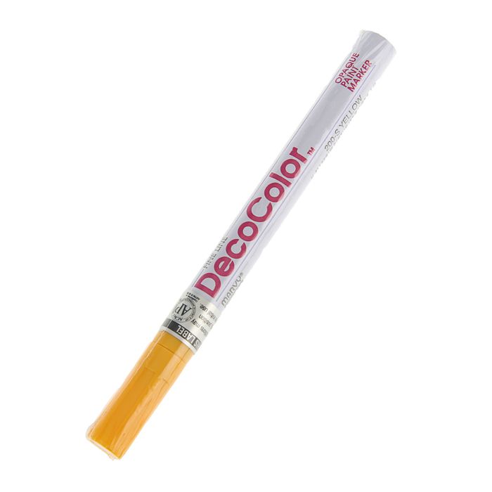 Маркер-краска (лаковый) для декора Marvy Paint 200 2.0 жёлтый