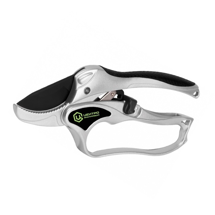 Секатор контактный, 8" (20 см), с храповым механизмом, профессиональный, рез 30 мм, титановый