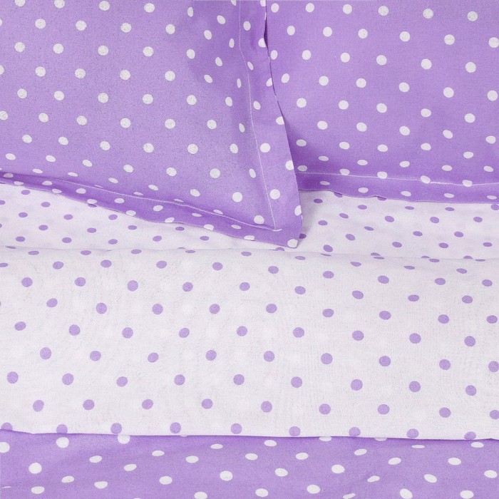 Постельное бельё "Этель" евро Малиновая карамель, размер 200х217 см, 220х240 см, наволочка трансформер 70х70 (50х70 см) - 2 шт., поплин 125 г/м2