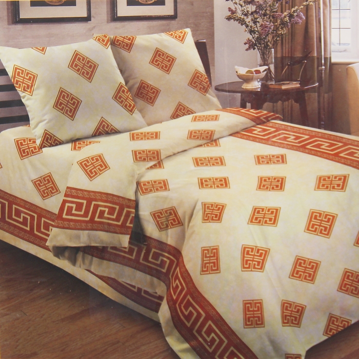 Постельное бельё "Добрые традиции" 2сп., рис. 74, 180х215, 175х215, 70х70 - 2шт., бязь 105 г/м2