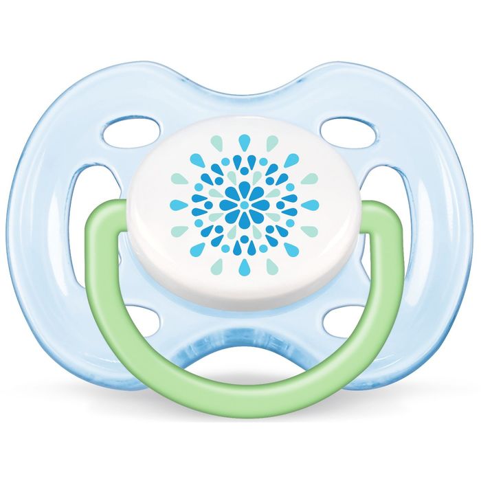 Пустышка силиконовая ортодонтическая Freeflow, от 0 до 6 мес., набор 2 шт.
