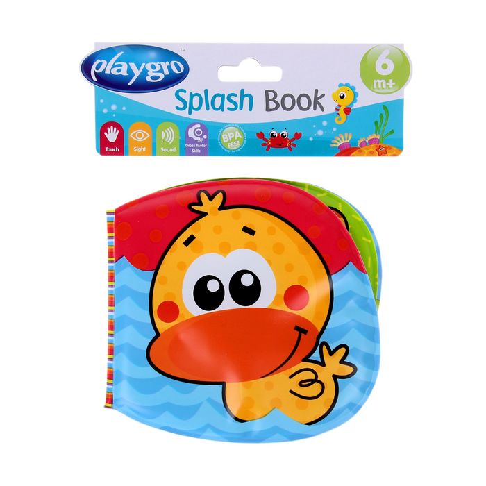 Playgro Игрушка для игр в ванной Книжка-пищалка