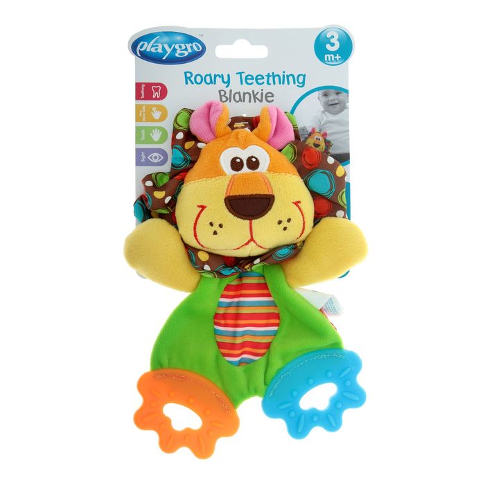 Мягкая игрушка-прорезыватель «Львёнок»