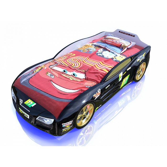 Кровать R2 Черная 800х1800 с подсветкой