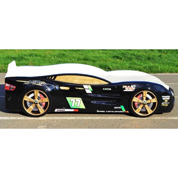 Кровать R2 Черная 800х1800 с подсветкой