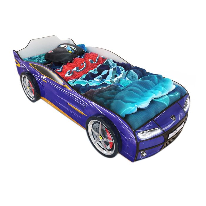 Кровать Kiddy blue, 700 × 1600 мм, без подсветки