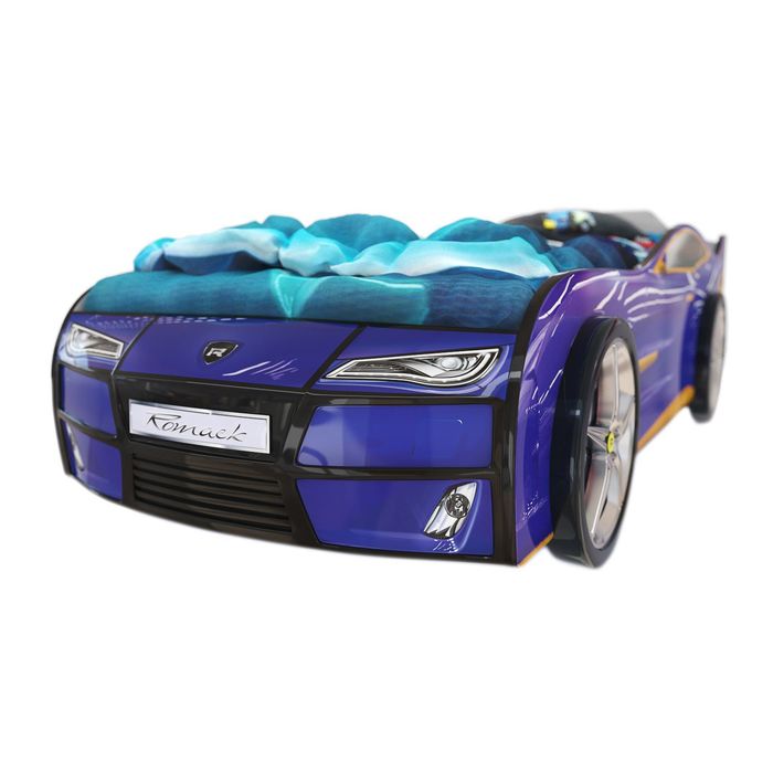 Кровать Kiddy blue, 700 × 1600 мм, без подсветки