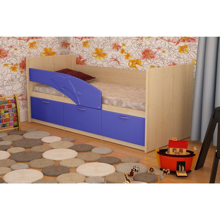 Кровать Дельфин без матраца Лаванда 800х1900