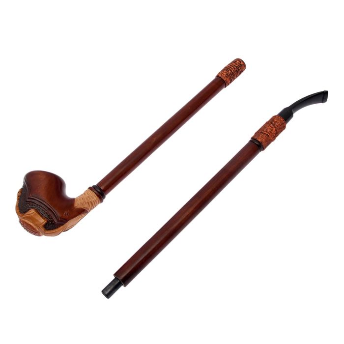 Трубка курительная "Орион" лев на шаре