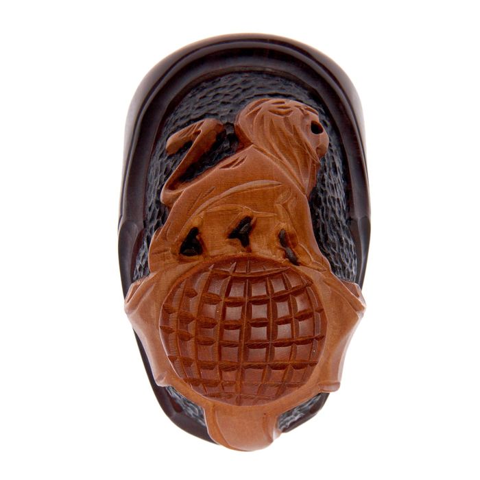 Трубка курительная "Орион" лев на шаре