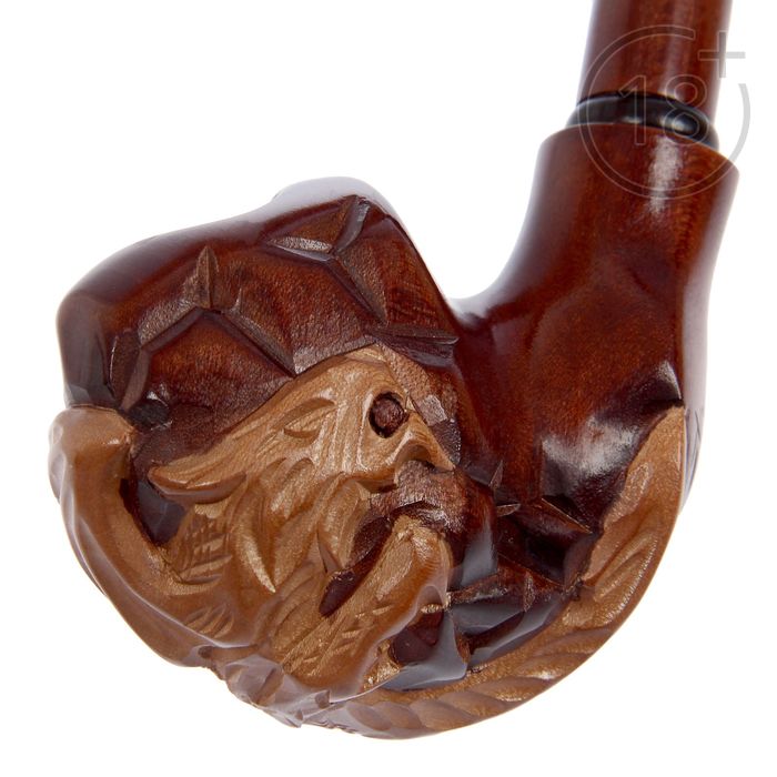 Трубка курительная "Орион" дракон на камнях