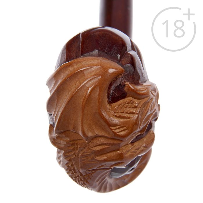 Трубка курительная "Орион" дракон на камнях