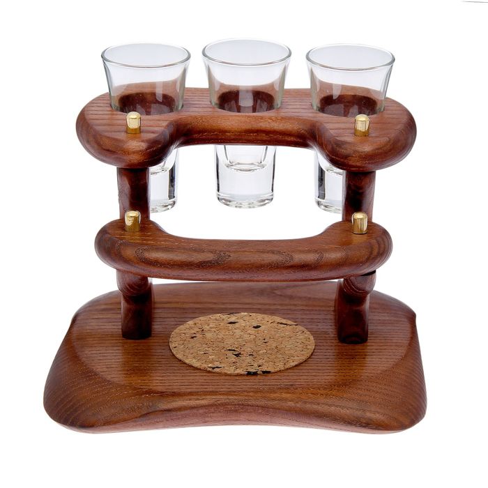 Мини-бар водочный "Сказка" с тремя стопками по 95 мл