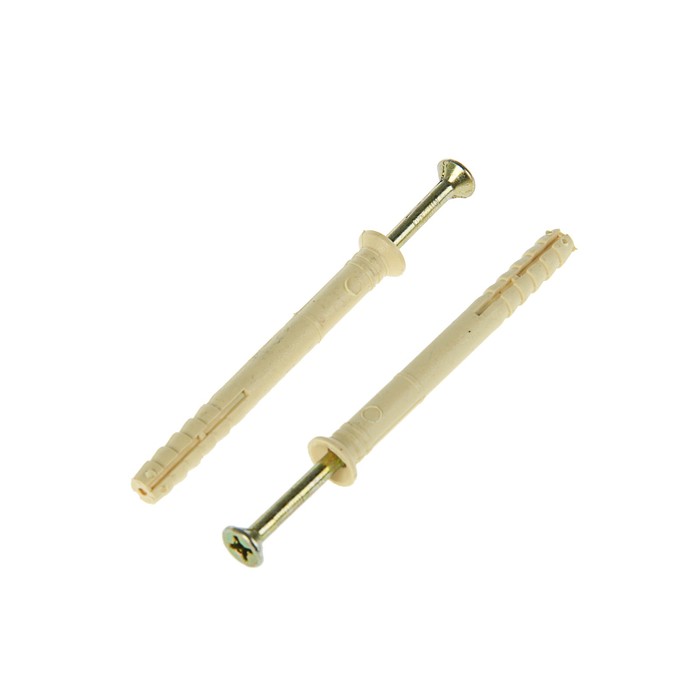 Дюбель-гвоздь TUNDRA krep, 6К60, потайная манжета, нейлон, в упаковке 100 шт.