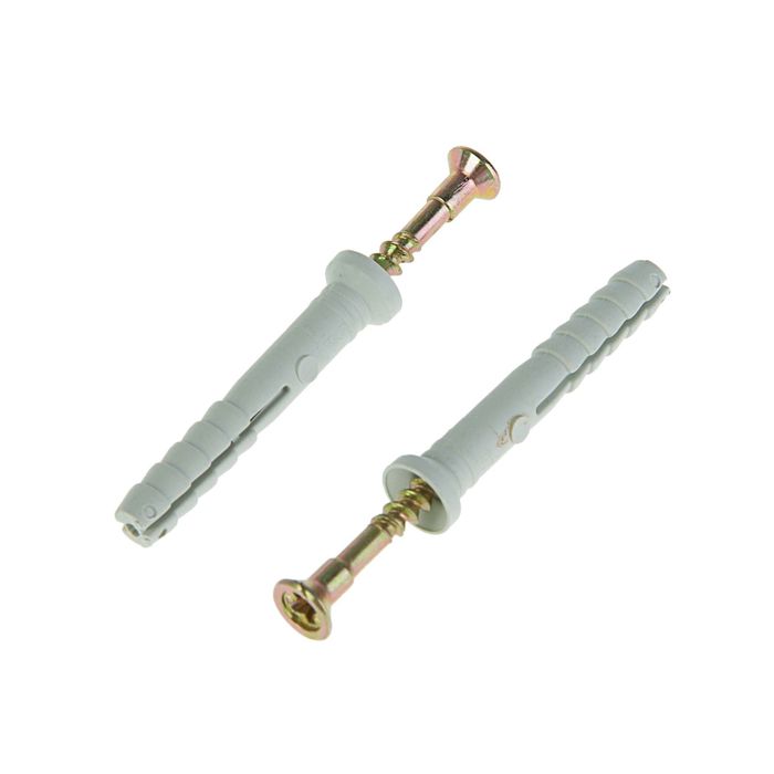 Дюбель-гвоздь TUNDRA krep, 6х40 мм, потайная манжета, полипропилен, в упаковке 150 шт.