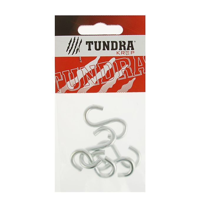 Крючок S-образный TUNDRA krep, М4, в пакете 5 шт.