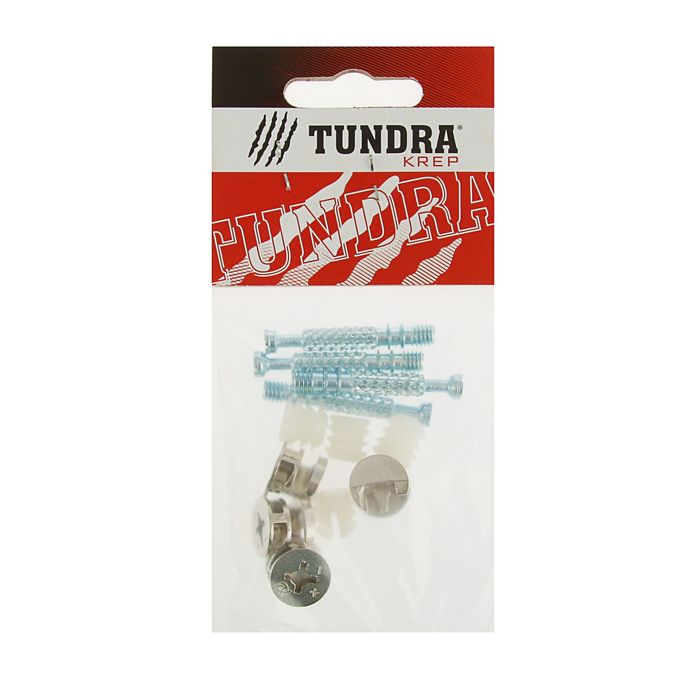 Набор №2 для стяжки фасада для ДСП TUNDRA krep, 16 мм, метрическая резьба штока