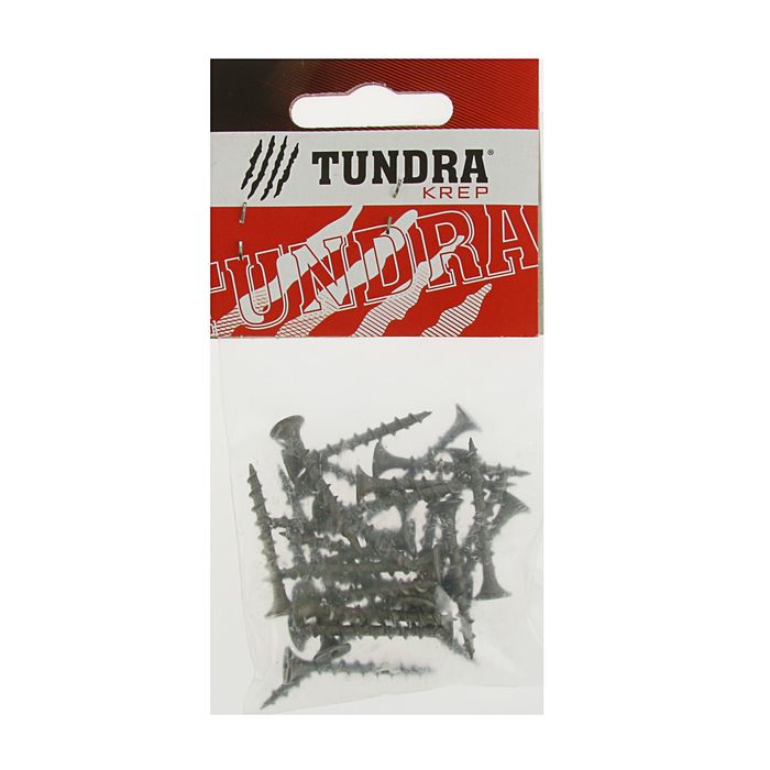 Саморезы по дереву TUNDRA krep, 3.8х32 мм, оксид, крупный шаг, 30 шт.