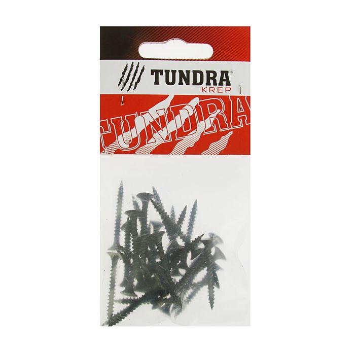 Саморез по металлу TUNDRA krep, 3.5х32 мм, оксид, частая резьба, 30 шт.
