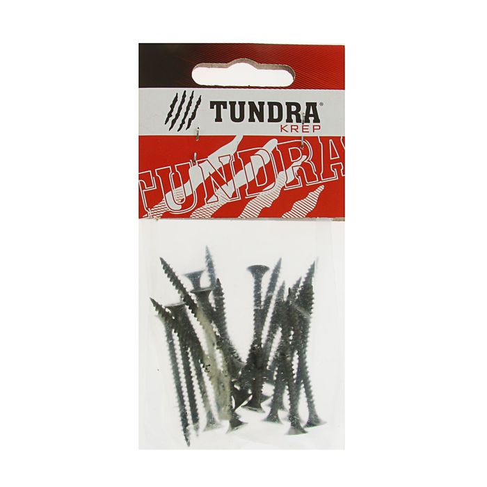 Саморез по металлу TUNDRA krep, 3.5х45 мм, оксид, частая резьба, 22 шт.