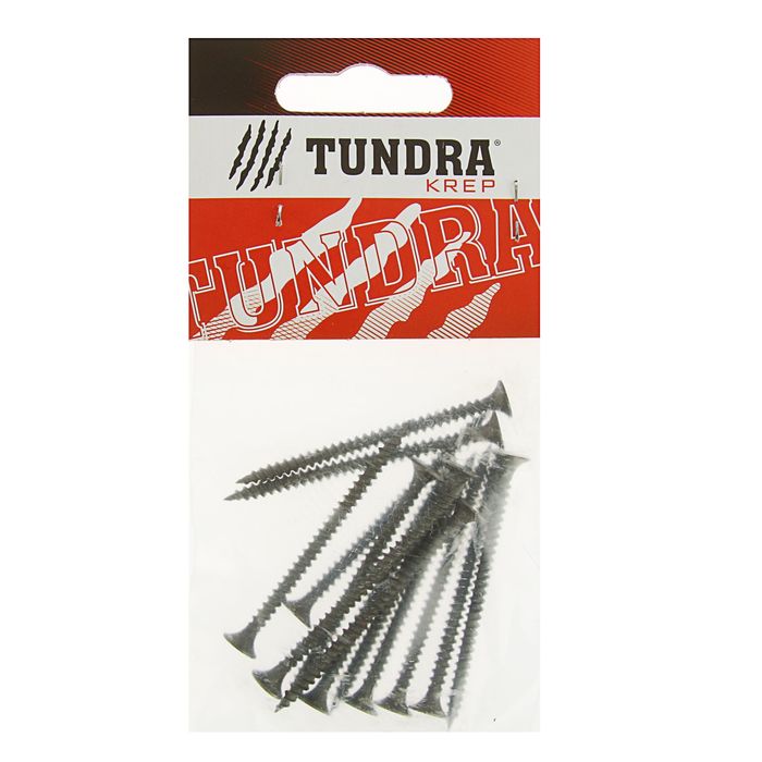 Саморез по металлу TUNDRA krep, 3.5х55 мм, оксид, частая резьба, 13 шт.