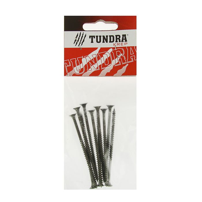 Саморез по металлу TUNDRA krep, 4.2х75 мм, оксид, частая резьба, 10 шт.