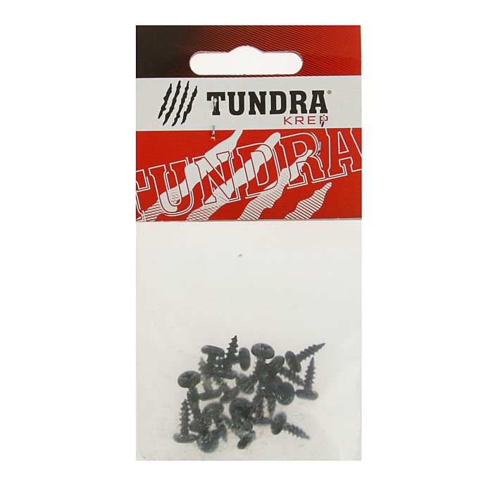 Саморез с полусферической головкой TUNDRA krep, 3.5х11 мм, острый, 22 шт.