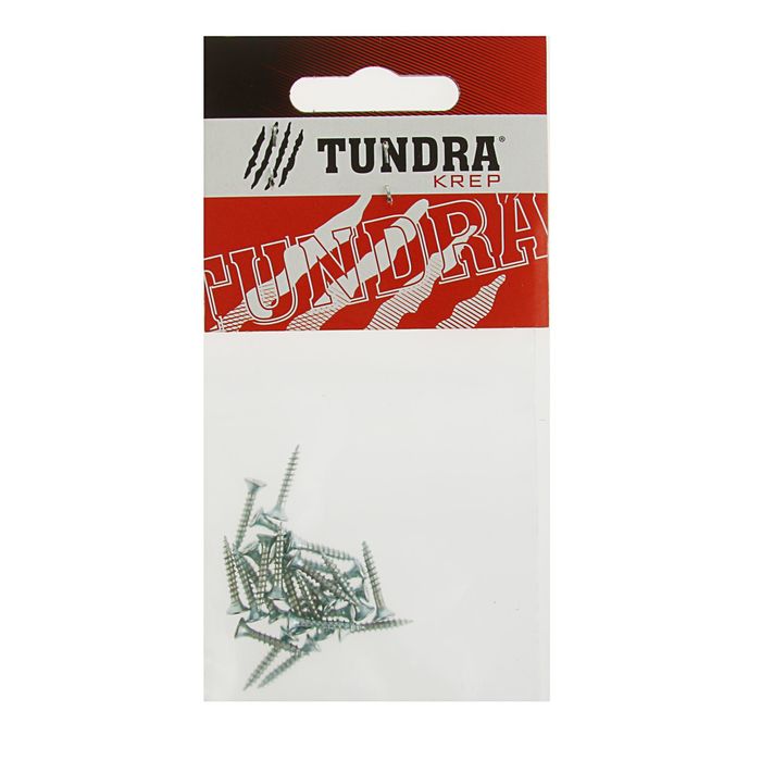 Саморезы универсальные TUNDRA krep, 2.5х16 мм, цинк, потай, 25 шт.
