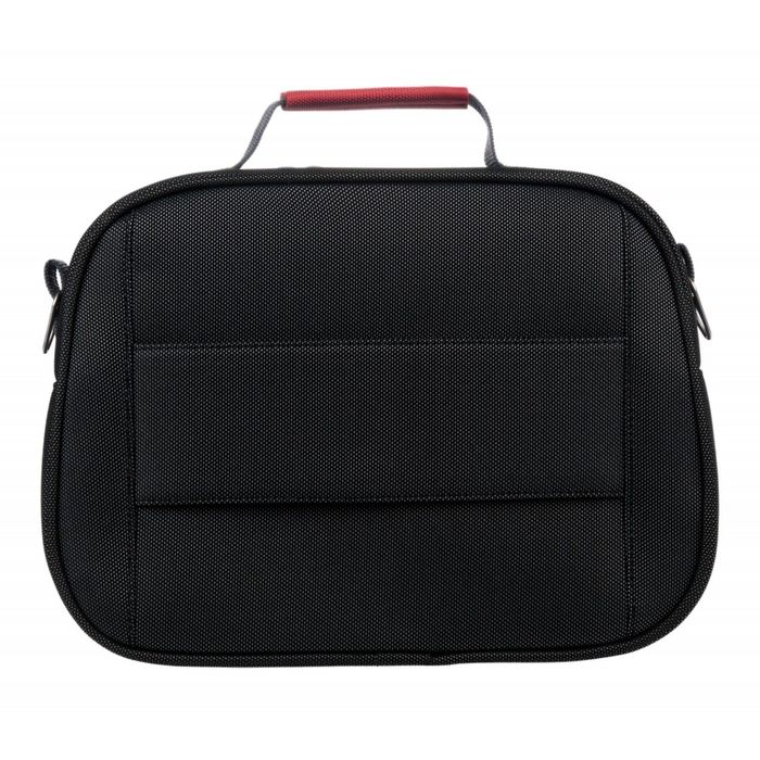 Сумка дорожная, 32 × 14 × 23,5 см, отделение на молнии, 2 кармана, регулировочный ремень, цвет красно-белый