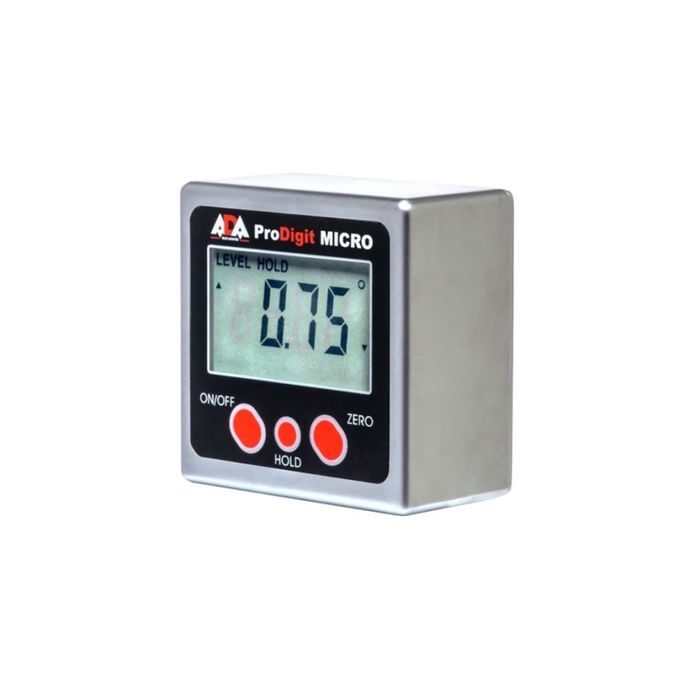 Уровень/угломер цифровой Pro-Digit MICRO ADA, диапазон 4х90°, точность ±0,2°, 0.13кг