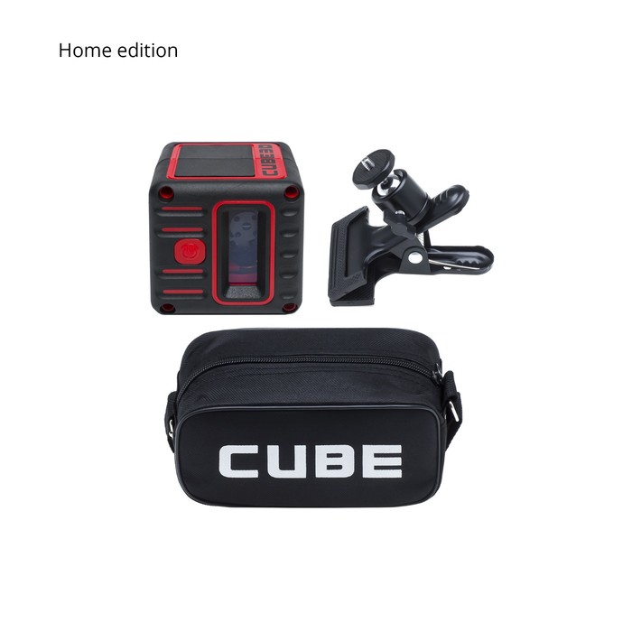 Нивелир лазерный ADA 3D Cube Home Edition А00383, 20 м, ±2 мм/10 м, ±3°, 3 линии, 1/4"