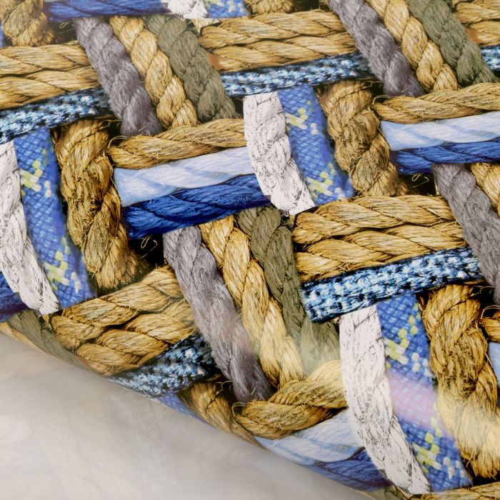 Бумага упаковочная глянцевая "Канатное плетение",70 х100 см