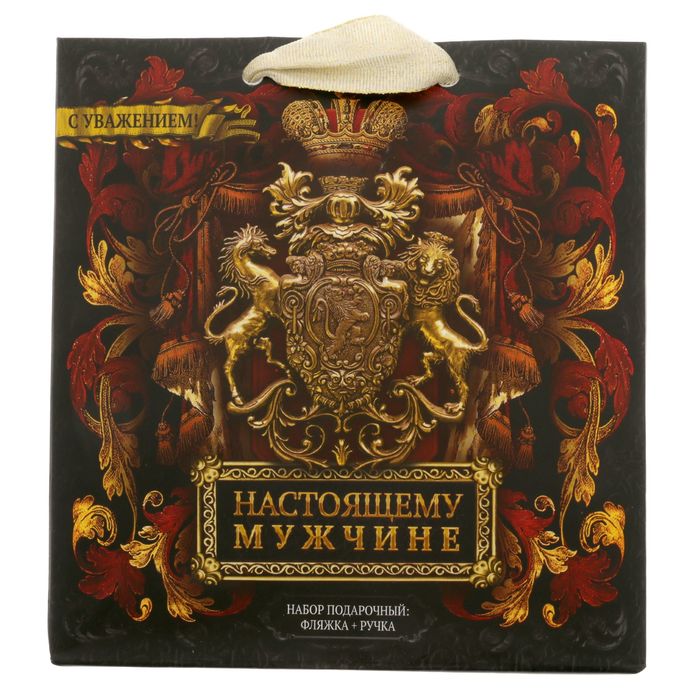 Набор подарочный "23 февраля", фляжка 240 мл, ручка