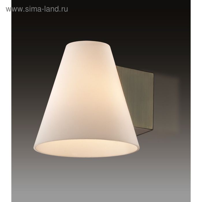 фото Бра "турин" 1х40w g9 бронза odeon light