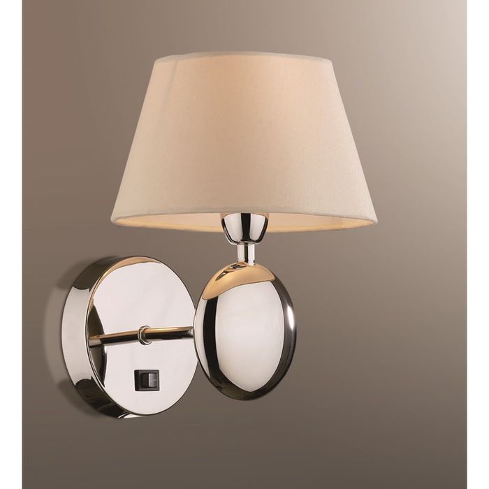 Бра "Хотэл" 1х40Вт E14 хром