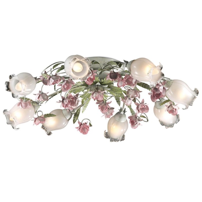 Люстра "Амели" 8 ламп (E14 60W 220V) цветная