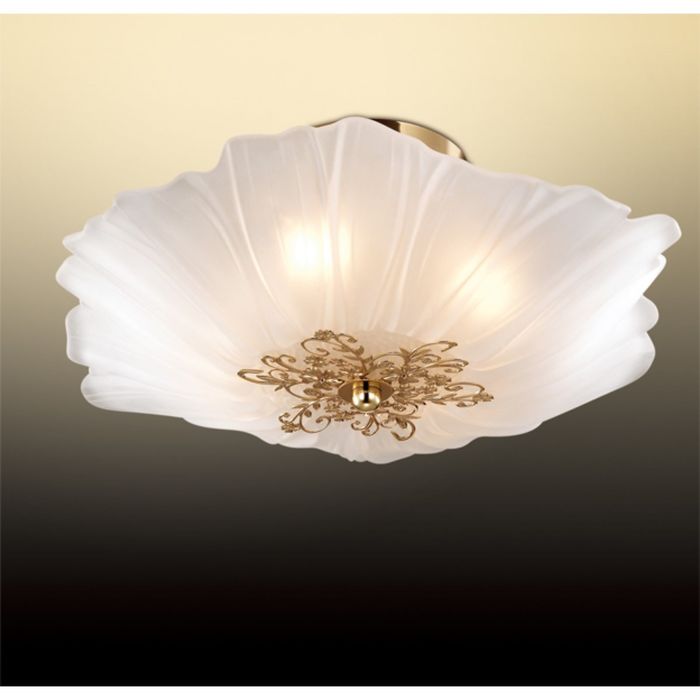 Светильник"Корби" 4х40W G9 золото, белый